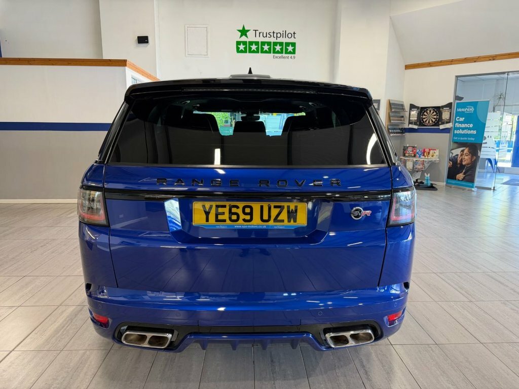 Land Rover Range Rover Sport 5L Svr YE69UZW Blue #5