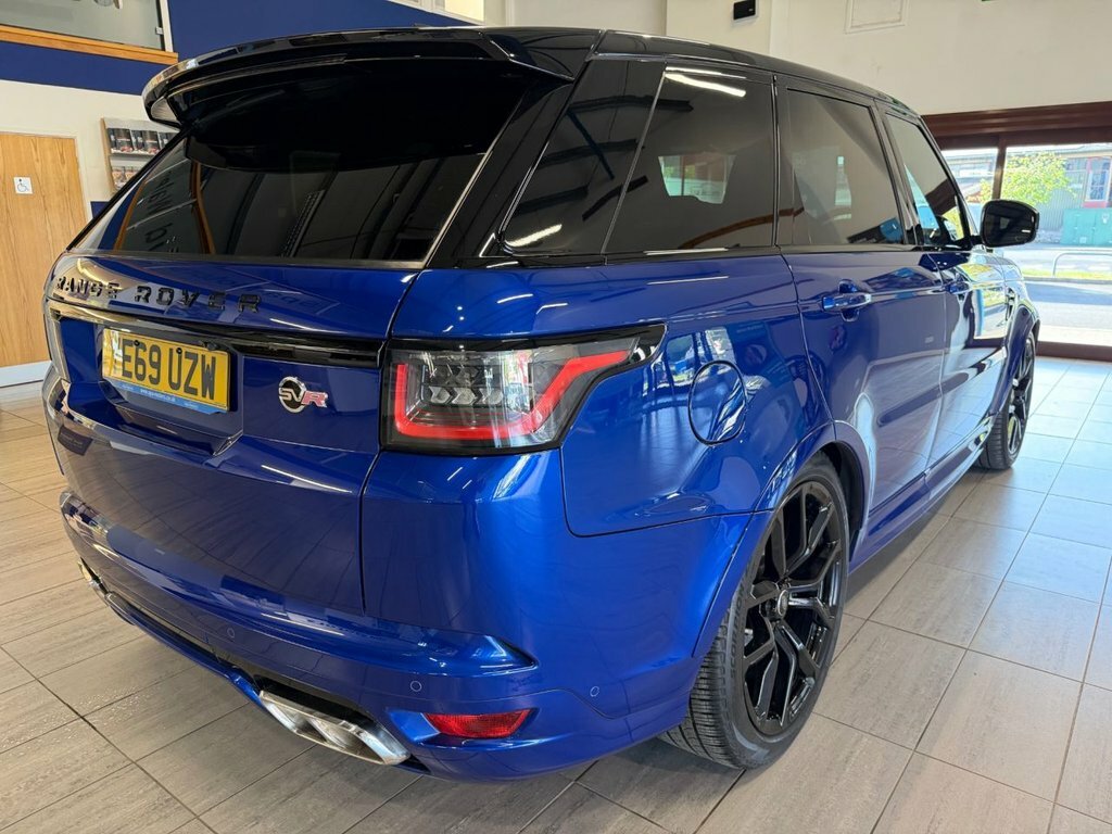 Land Rover Range Rover Sport 5L Svr YE69UZW Blue #6