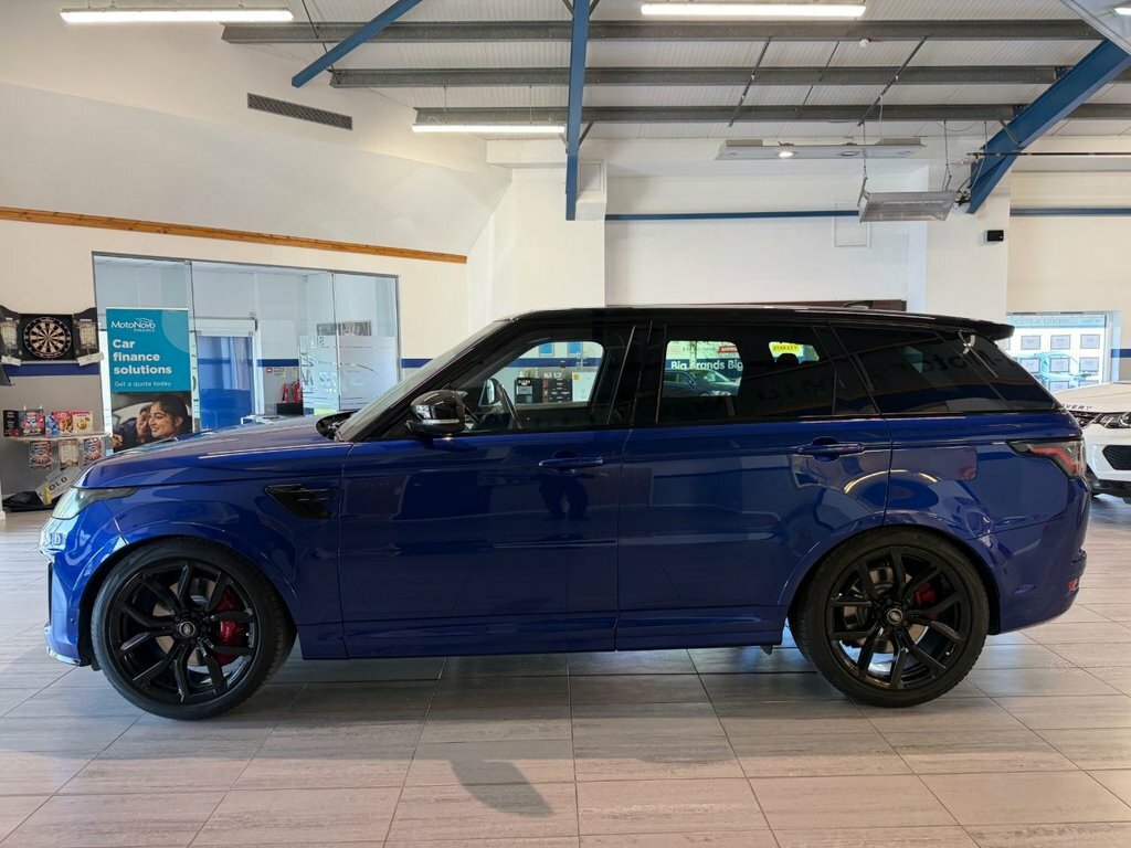 Land Rover Range Rover Sport 5L Svr YE69UZW Blue #3