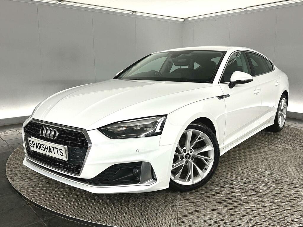 Audi A5 2.0 Tfsi 35 Sport Sportback S Tronic Euro 6 Ss WU22KZG White #3