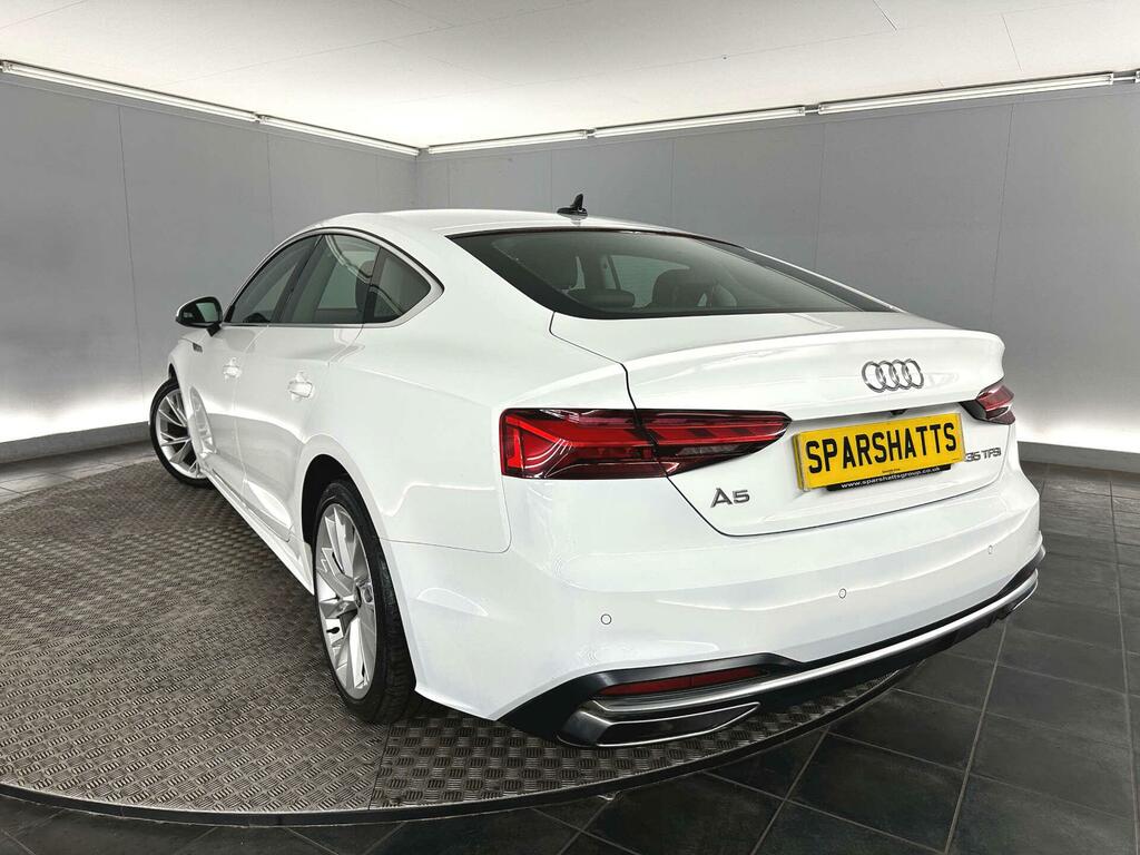 Audi A5 2.0 Tfsi 35 Sport Sportback S Tronic Euro 6 Ss WU22KZG White #5