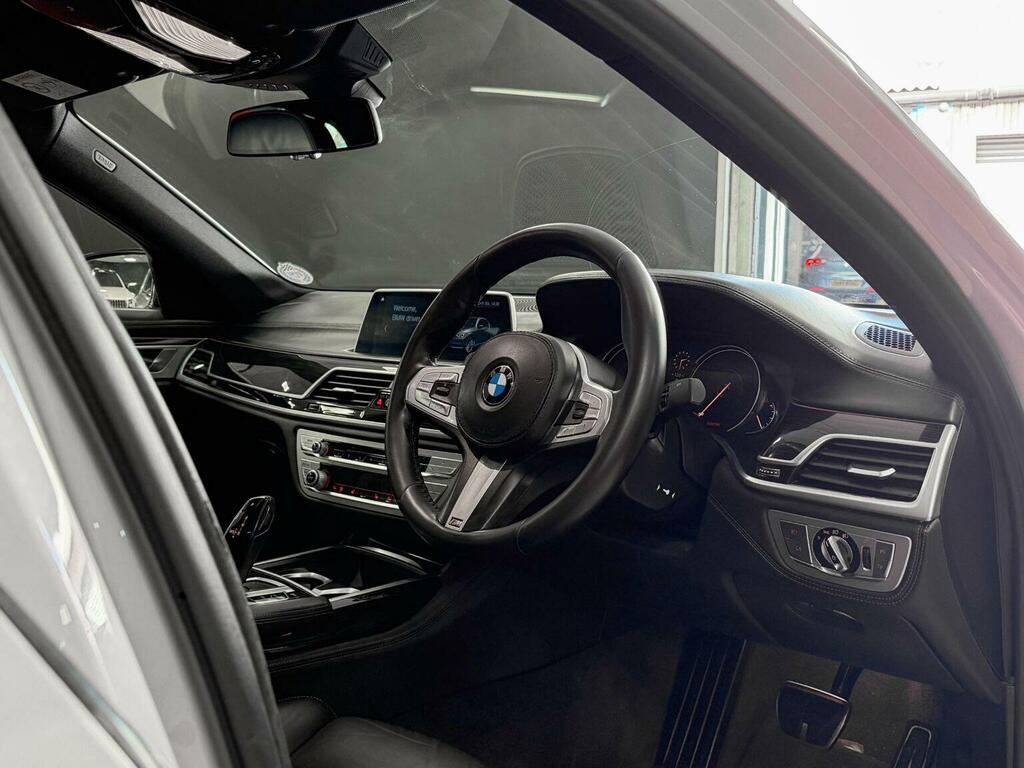 BMW 7 Series 3.0 730Ld M Sport Euro 6 Ss LJ68XRP Silver #4