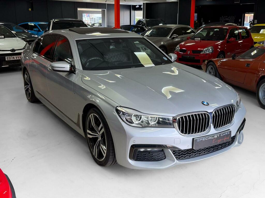 BMW 7 Series 3.0 730Ld M Sport Euro 6 Ss LJ68XRP Silver #5