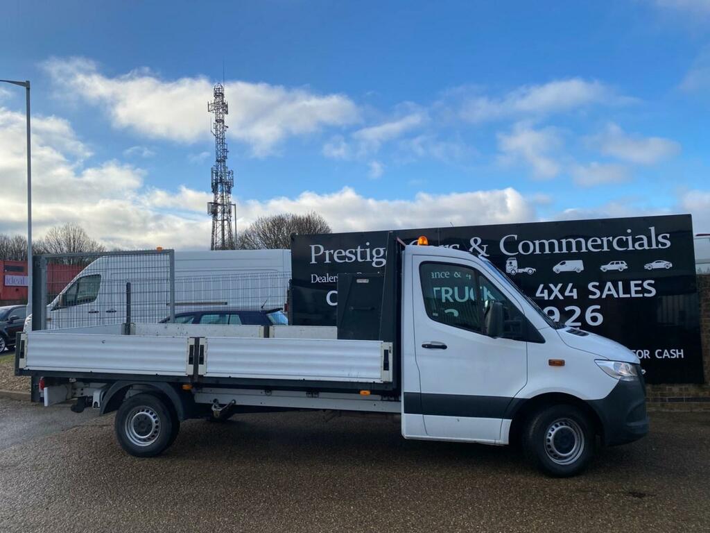 Mercedes-Benz Sprinter 314 Cdi 2.1 143 7G Lwb L3dropside Pick White #3