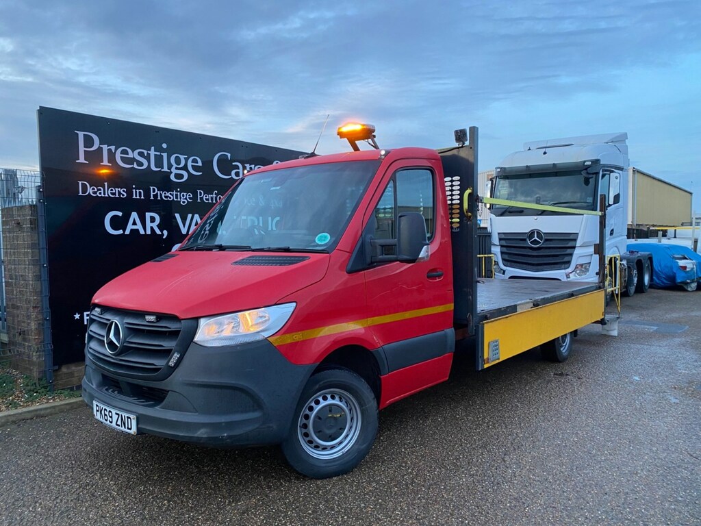 Mercedes-Benz Sprinter 314 Cdi 2.1 143 Lwb L3h2dropside Pick Up Tail Lif PK69ZND Red #5