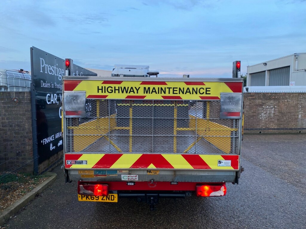 Mercedes-Benz Sprinter 314 Cdi 2.1 143 Lwb L3h2dropside Pick Up Tail Lif PK69ZND Red #4