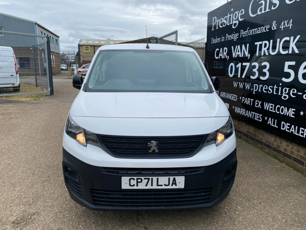 Peugeot Partner 1000 1.5 Bluehdi 100 Professional Premium Small Pa CP71LJA White #2