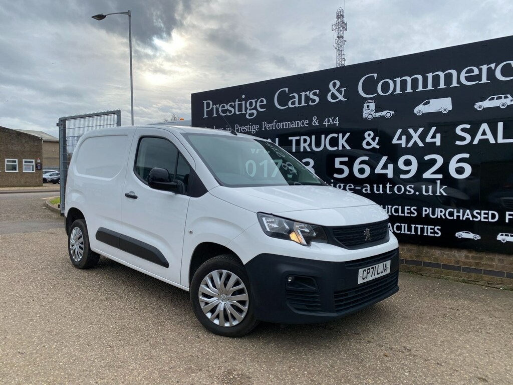 Peugeot Partner 1000 1.5 Bluehdi 100 Professional Premium Small Pa White