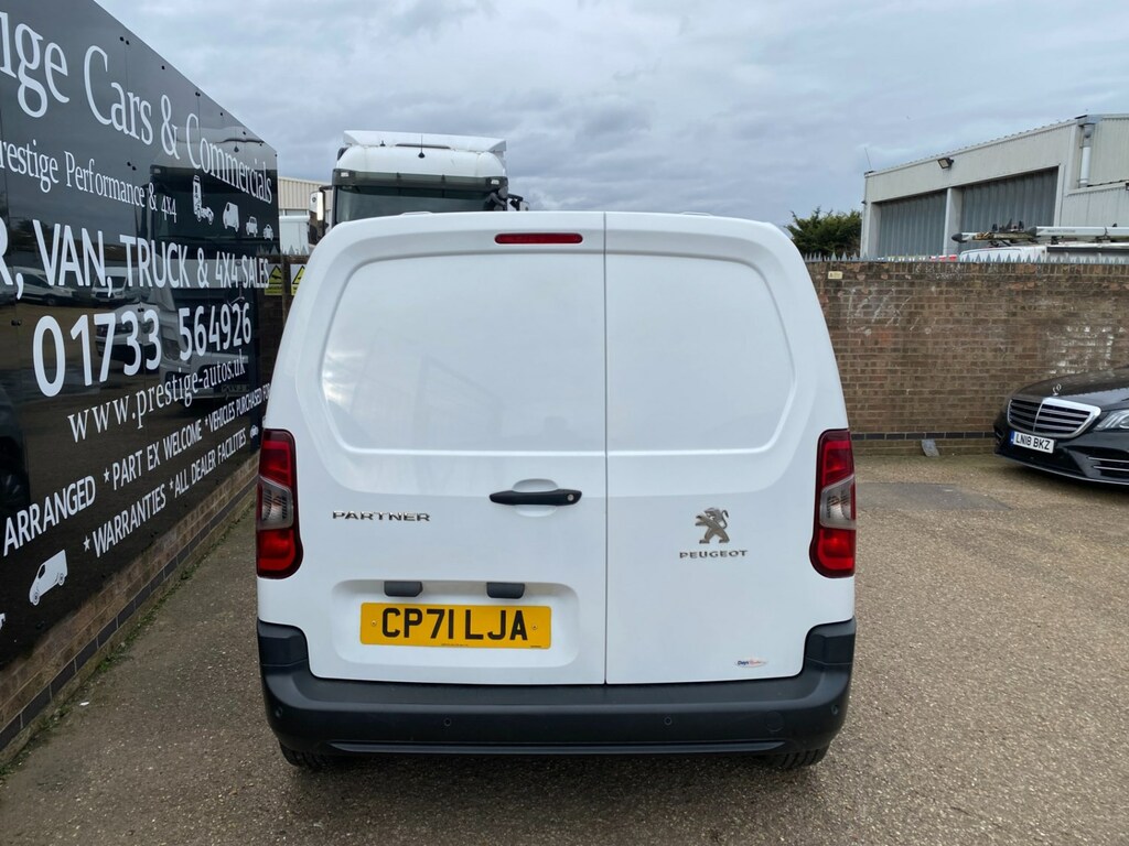 Peugeot Partner 1000 1.5 Bluehdi 100 Professional Premium Small Pa CP71LJA White #4