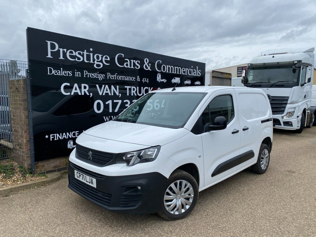 Peugeot Partner 1000 1.5 Bluehdi 100 Professional Premium Small Pa CP71LJA White #6