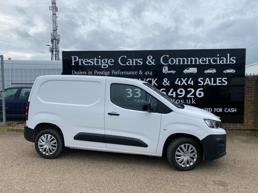Peugeot Partner 1000 1.5 Bluehdi 100 Professional Premium Small Pa CP71LJA White #3