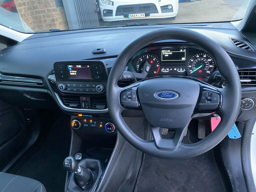 Ford Fiesta 1.5 Tdci Van 85 Bhp 6 Speed 69K Fsh 1 Council Owne NU69XTS White #6