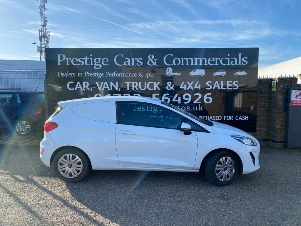 Ford Fiesta 1.5 Tdci Van 85 Bhp 6 Speed 69K Fsh 1 Council Owne NU69XTS White #3