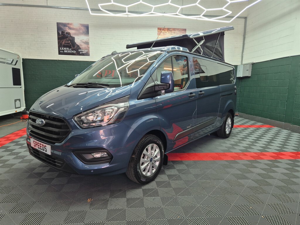 Ford Transit Custom 4 Berth - 4 Belted Seats Ford Transit Custom Blue