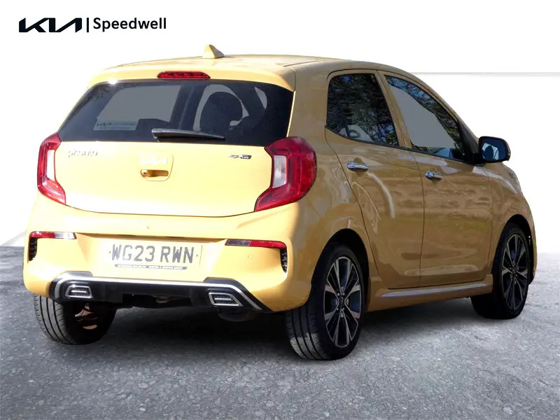 Kia Picanto 1.0 T-gdi Gt-line S Euro 6 Ss WG23RWN Yellow #4