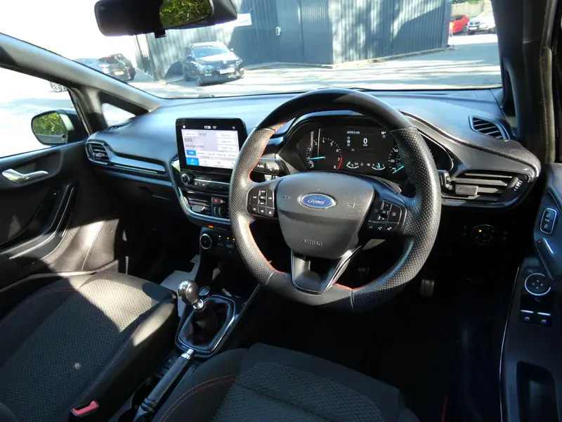 Ford Fiesta 1.0T Ecoboost St-line Euro 6 Ss HW19NZC Black #3