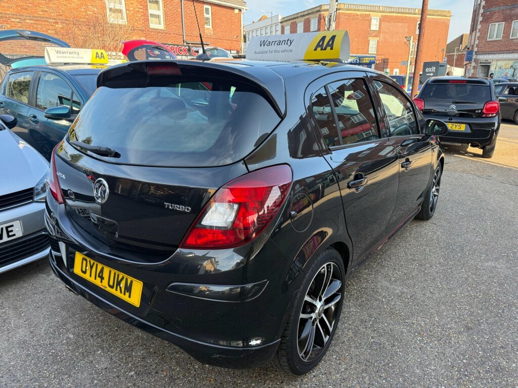 Vauxhall Corsa 1.4T 16V Black Edition Euro 5 Ss OY14UKM Black #6