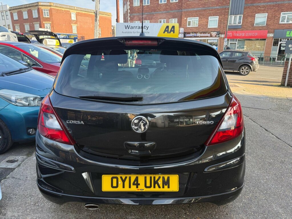 Vauxhall Corsa 1.4T 16V Black Edition Euro 5 Ss OY14UKM Black #5