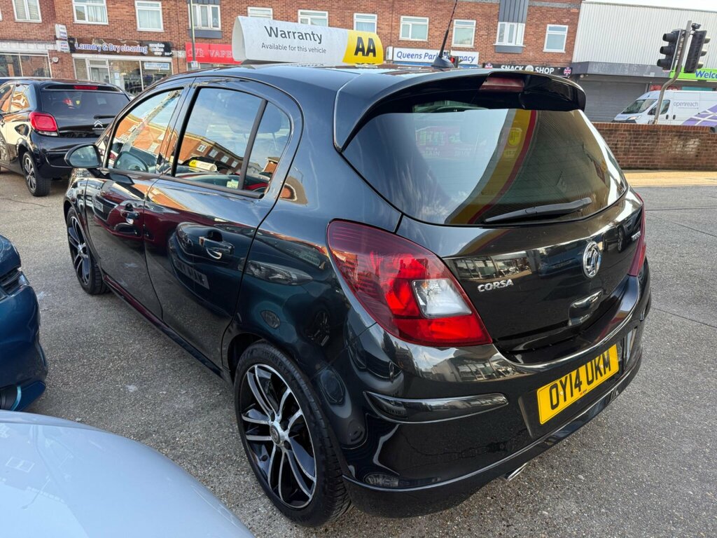 Vauxhall Corsa 1.4T 16V Black Edition Euro 5 Ss OY14UKM Black #4
