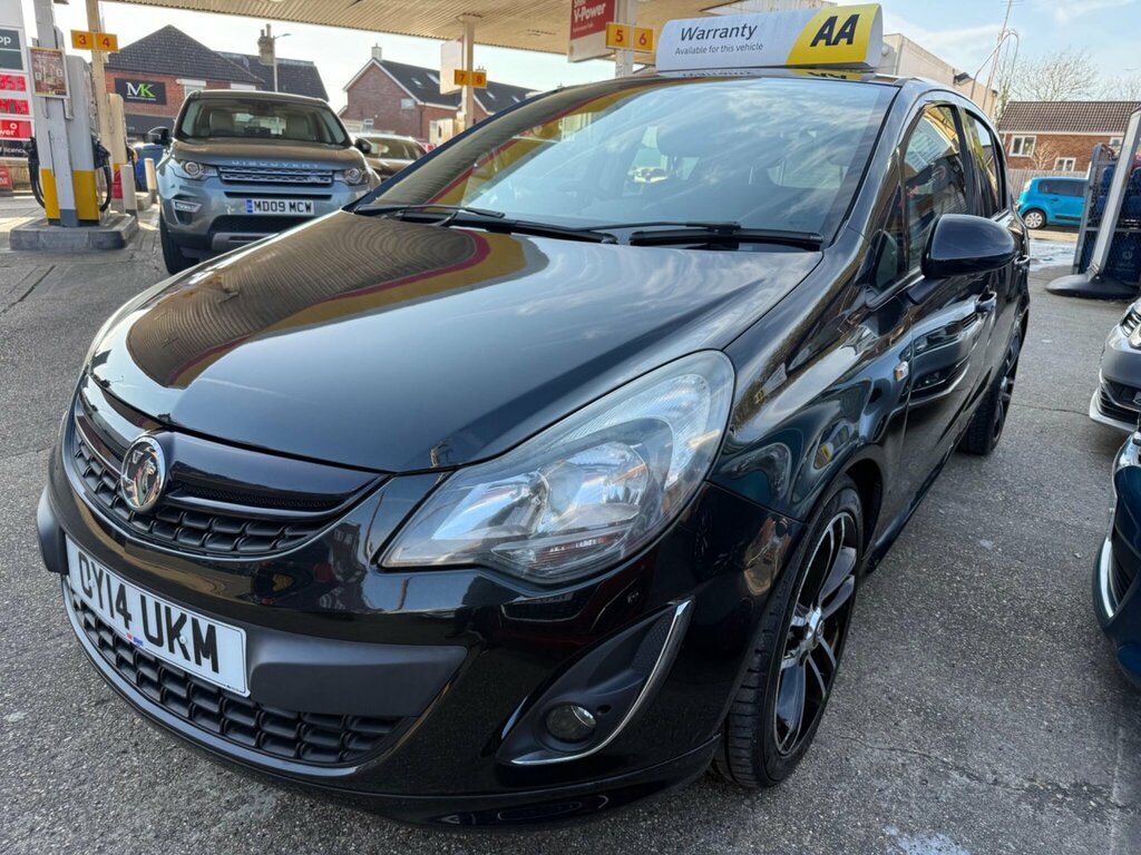 Vauxhall Corsa 1.4T 16V Black Edition Euro 5 Ss OY14UKM Black #3