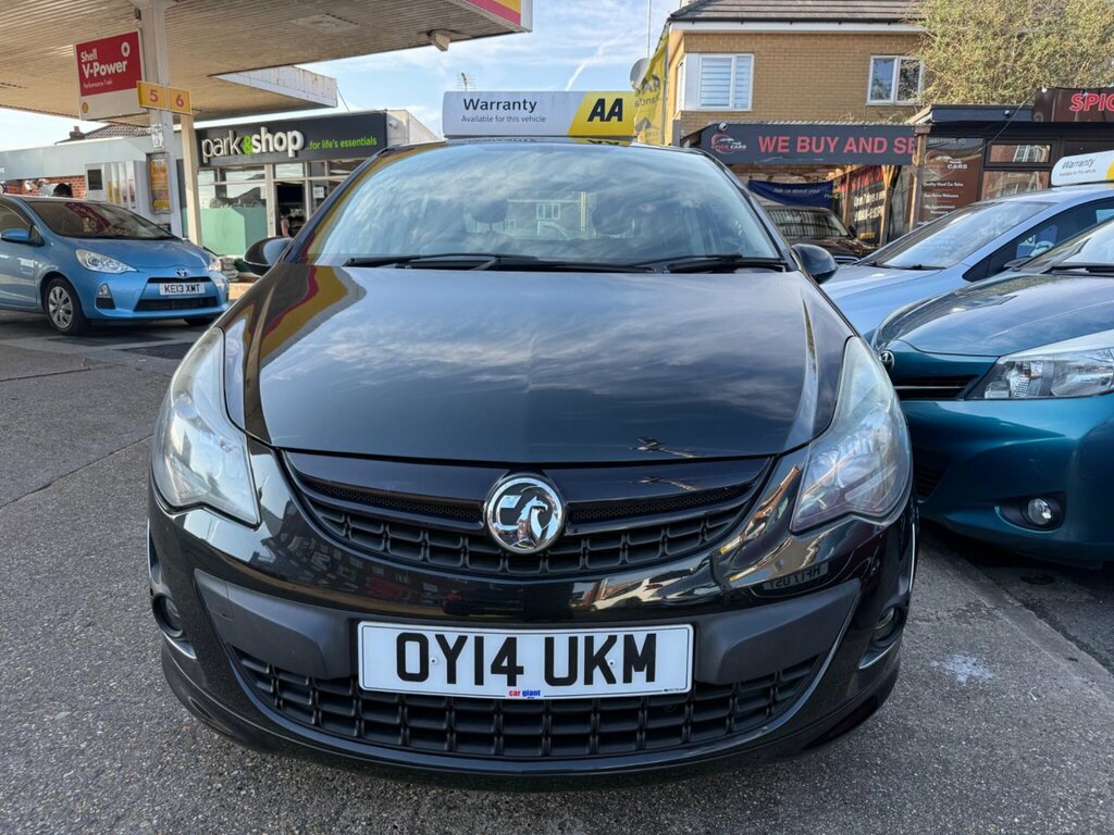 Vauxhall Corsa 1.4T 16V Black Edition Euro 5 Ss OY14UKM Black #2