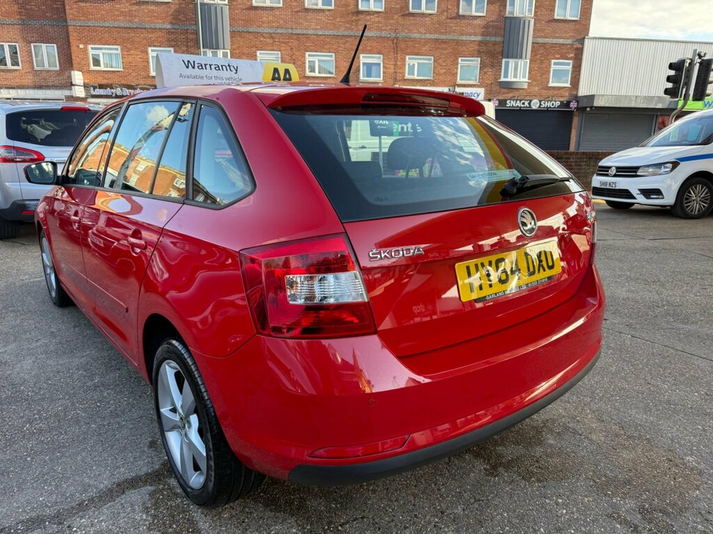 Skoda Rapid Spaceback 1.2 Tsi Se Tech Euro 5 Red #4