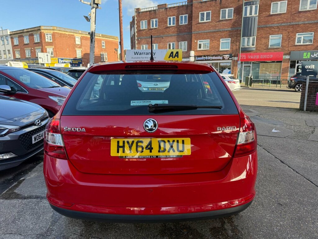 Skoda Rapid Spaceback 1.2 Tsi Se Tech Euro 5 Red #5