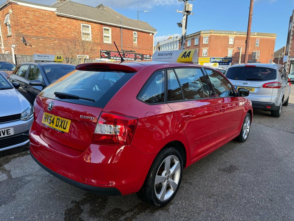 Skoda Rapid Spaceback 1.2 Tsi Se Tech Euro 5 Red #6