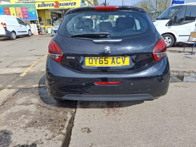 Peugeot 208 Puretech Active Hatchback OY65ACV Black #3