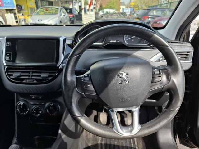 Peugeot 208 Puretech Active Hatchback OY65ACV Black #5