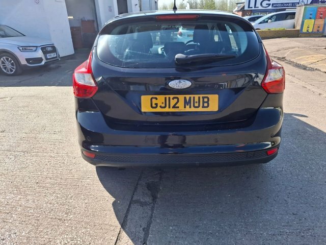 Ford Focus Tdci Zetec Hatchback GJ12MUB Black #4
