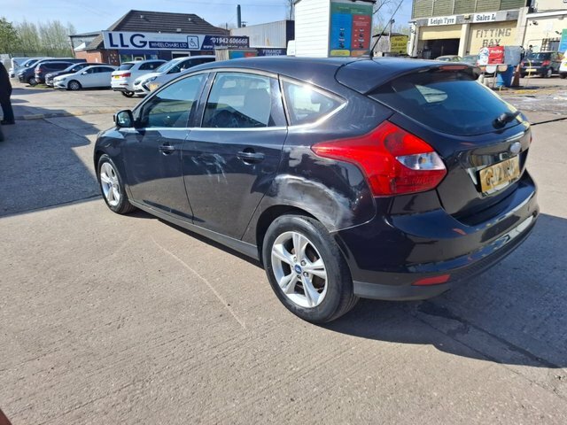 Ford Focus Tdci Zetec Hatchback GJ12MUB Black #5