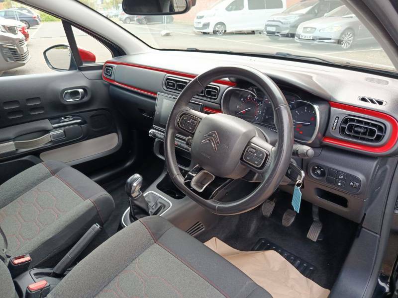 Citroen C3 1.2 Puretech Flair Nav Edition Hatchback Petro LB67YZG Black #5