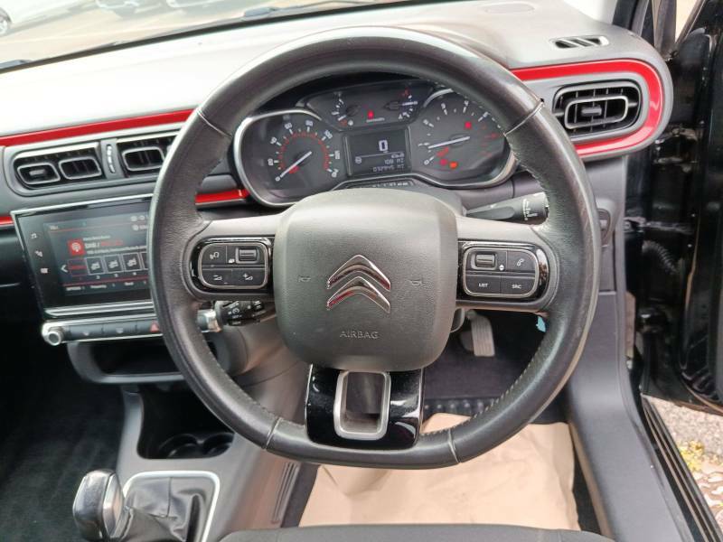 Citroen C3 1.2 Puretech Flair Nav Edition Hatchback Petro LB67YZG Black #3