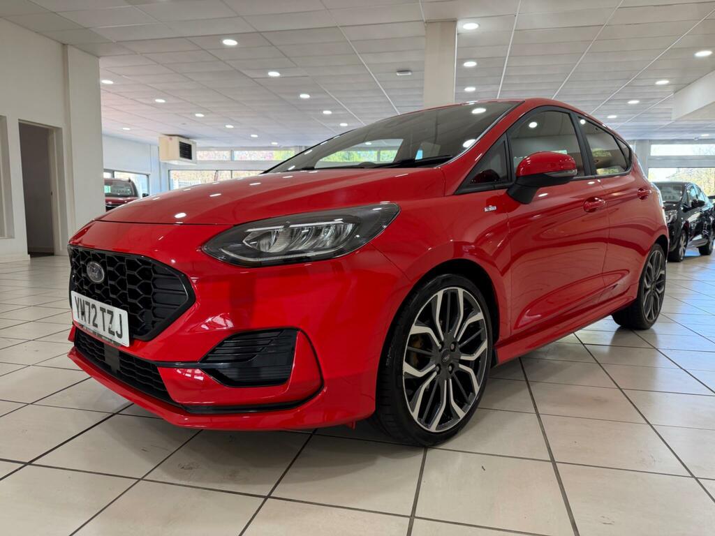 Ford Fiesta 1.0T Ecoboost Mhev St-line X Edition Hatchback YM72TZJ Red #3