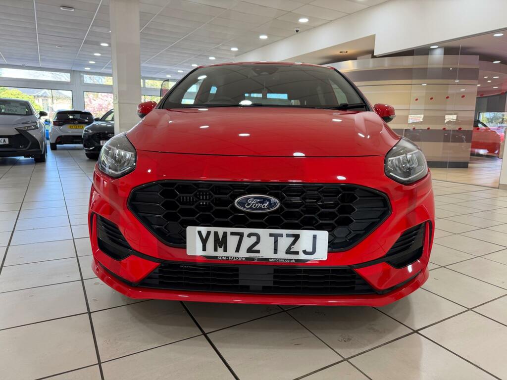 Ford Fiesta 1.0T Ecoboost Mhev St-line X Edition Hatchback YM72TZJ Red #2