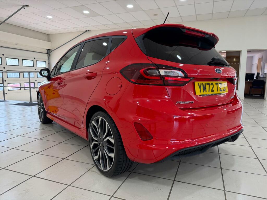 Ford Fiesta 1.0T Ecoboost Mhev St-line X Edition Hatchback YM72TZJ Red #4