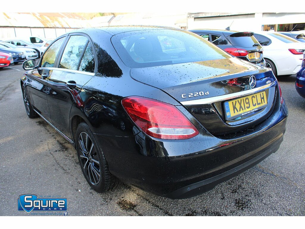 Mercedes-Benz C Class C220d Se U1457 Ulez KX19CLH Black #3