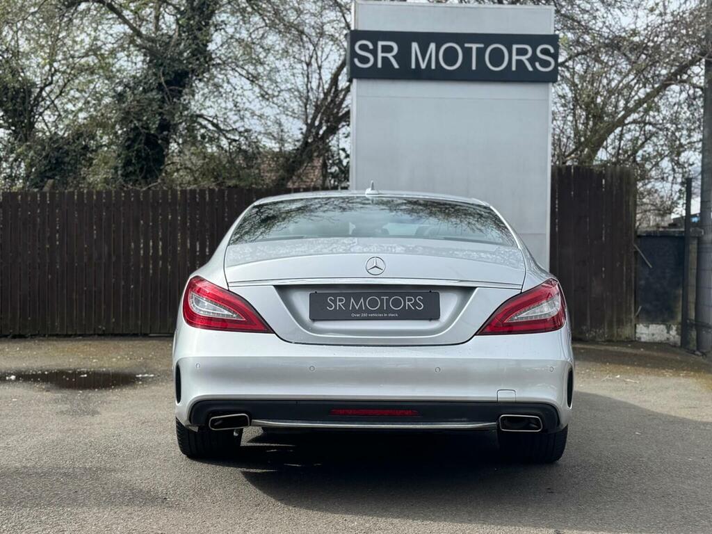 Mercedes-Benz CLS Saloon 2.1 Cls220d Amg Line Coupe G-tronic Euro 6 Silver #5
