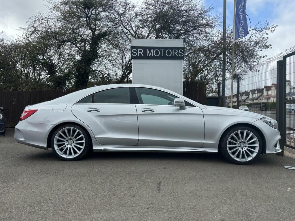 Mercedes-Benz CLS Saloon 2.1 Cls220d Amg Line Coupe G-tronic Euro 6 Silver #6