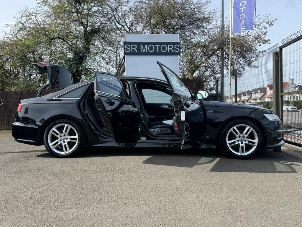 Audi A6 Saloon Saloon 2.0 Tdi Ultra S Line S Tronic Euro 6 Ss SB17VLK Black #2