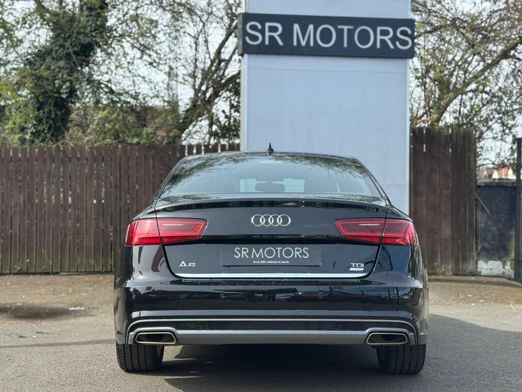 Audi A6 Saloon Saloon 2.0 Tdi Ultra S Line S Tronic Euro 6 Ss SB17VLK Black #6