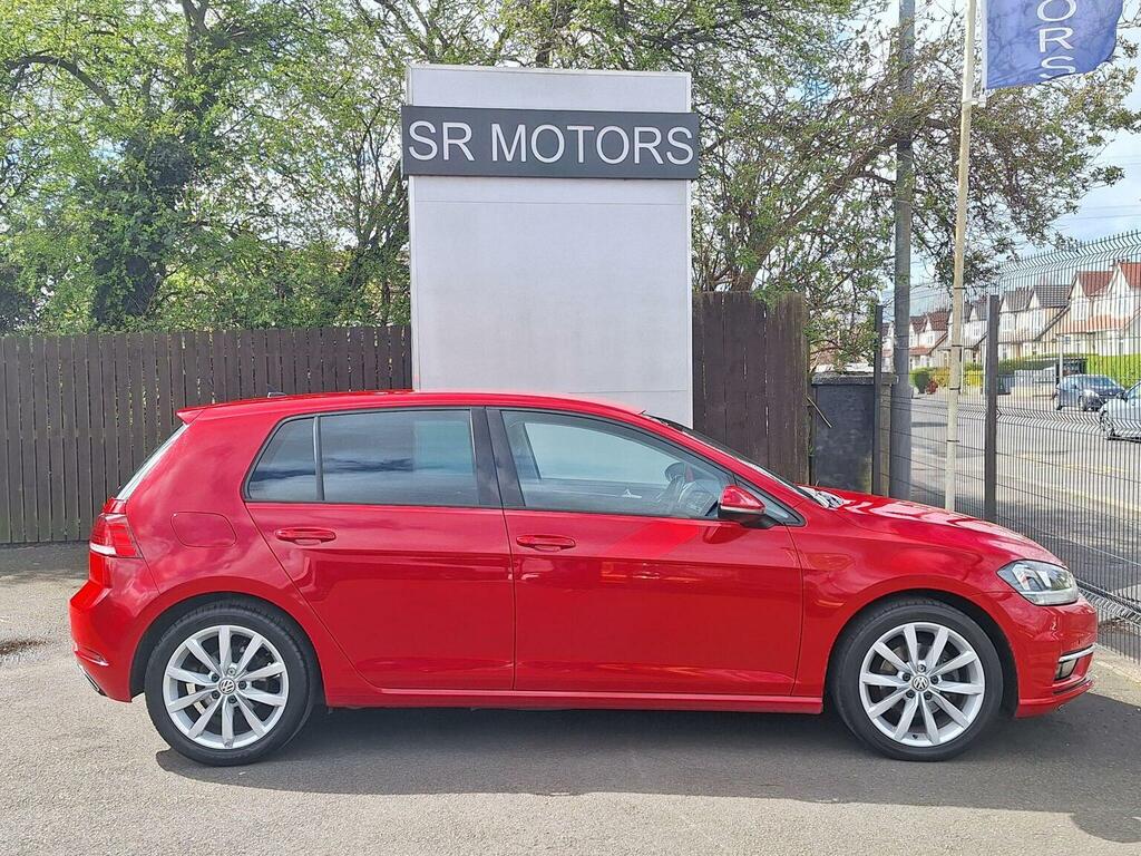 Volkswagen Golf Hatchback 1.6 Tdi Gt Euro 6 Ss 201767 SY67TFX Red #6