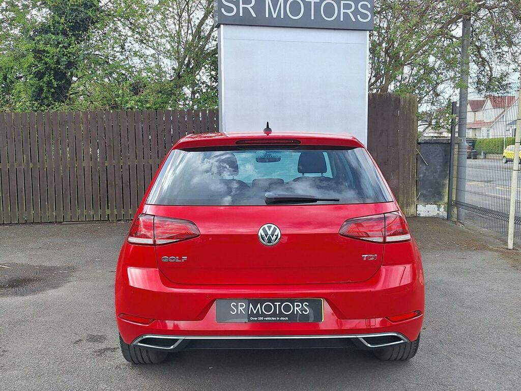 Volkswagen Golf Hatchback 1.6 Tdi Gt Euro 6 Ss 201767 SY67TFX Red #5