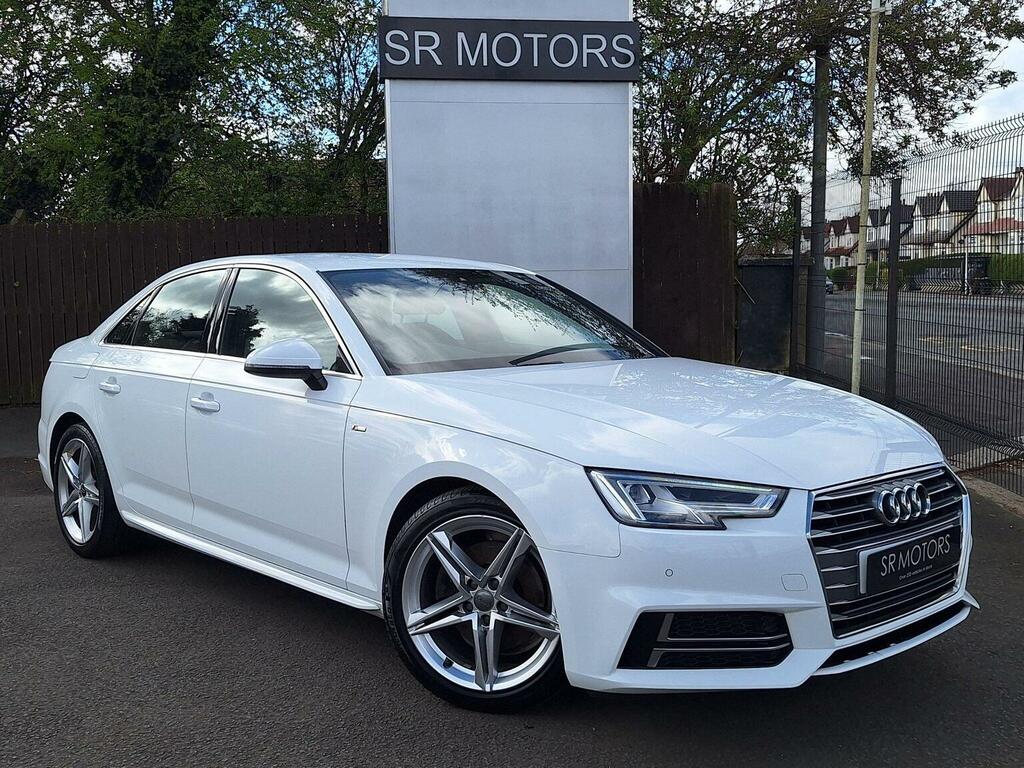 Audi A4 Saloon 1.4 Tfsi S Line Euro 6 Ss 201868 White