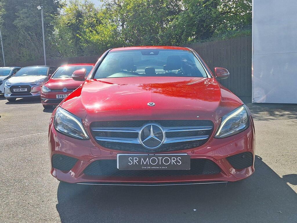 Mercedes-Benz C Class Saloon 2.0 C220d Sport Edition Premium G-tronic KP20KLD Red #2