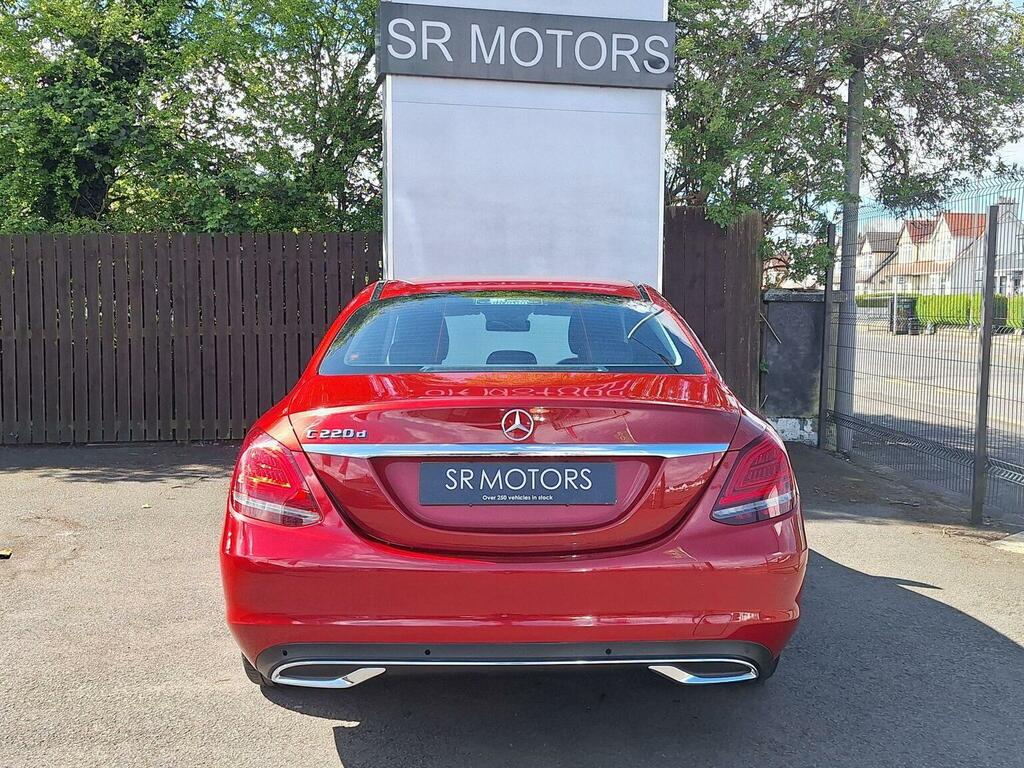 Mercedes-Benz C Class Saloon 2.0 C220d Sport Edition Premium G-tronic KP20KLD Red #5