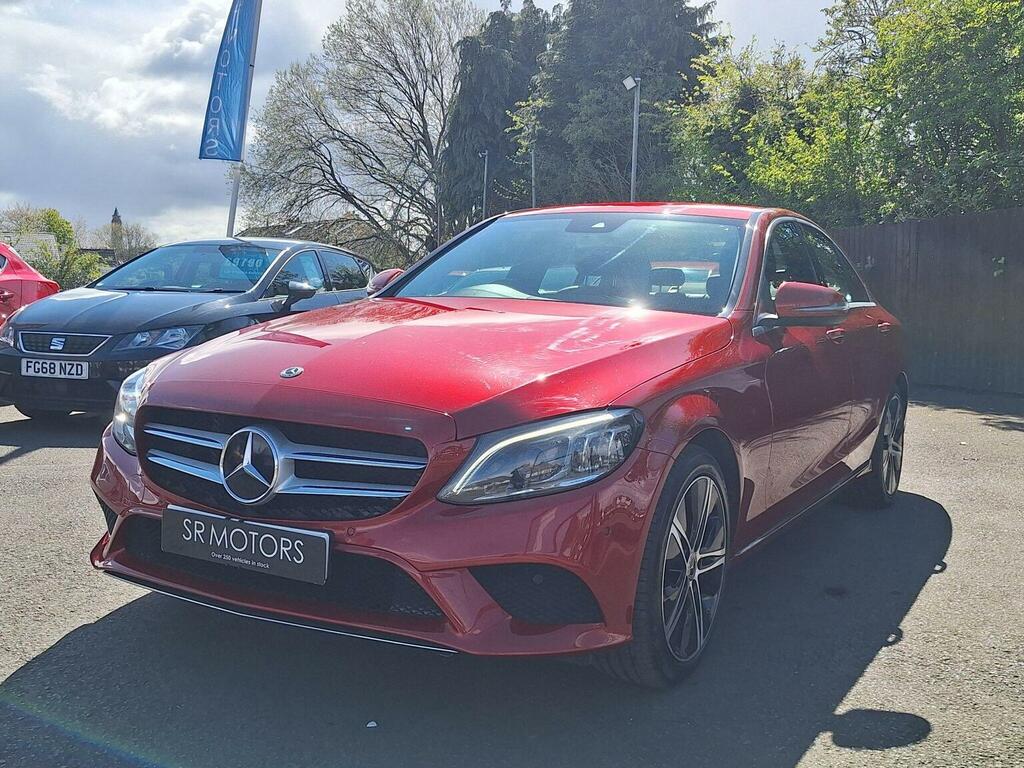 Mercedes-Benz C Class Saloon 2.0 C220d Sport Edition Premium G-tronic KP20KLD Red #3
