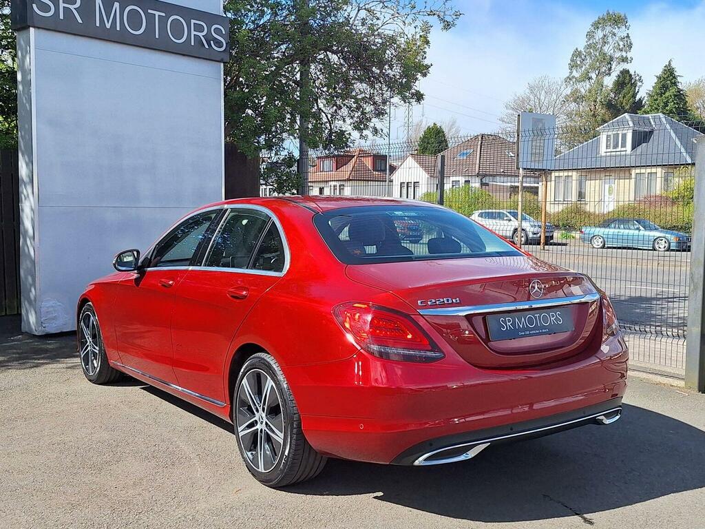 Mercedes-Benz C Class Saloon 2.0 C220d Sport Edition Premium G-tronic KP20KLD Red #4
