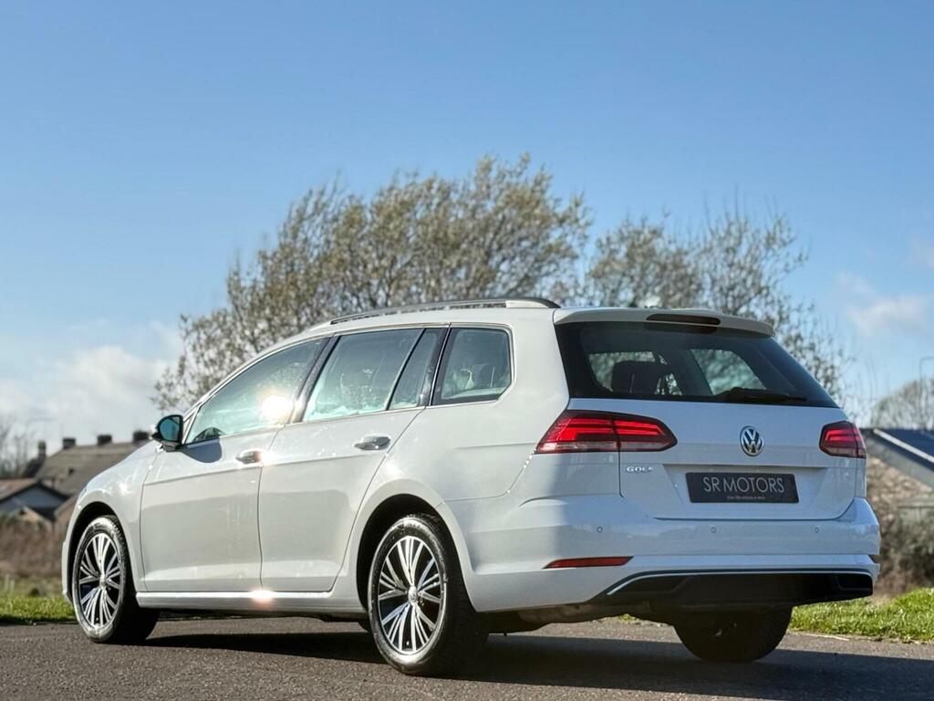 Volkswagen Golf Estate 2.0 Tdi Se Nav Euro 6 Ss 201818 DG18BXL White #6